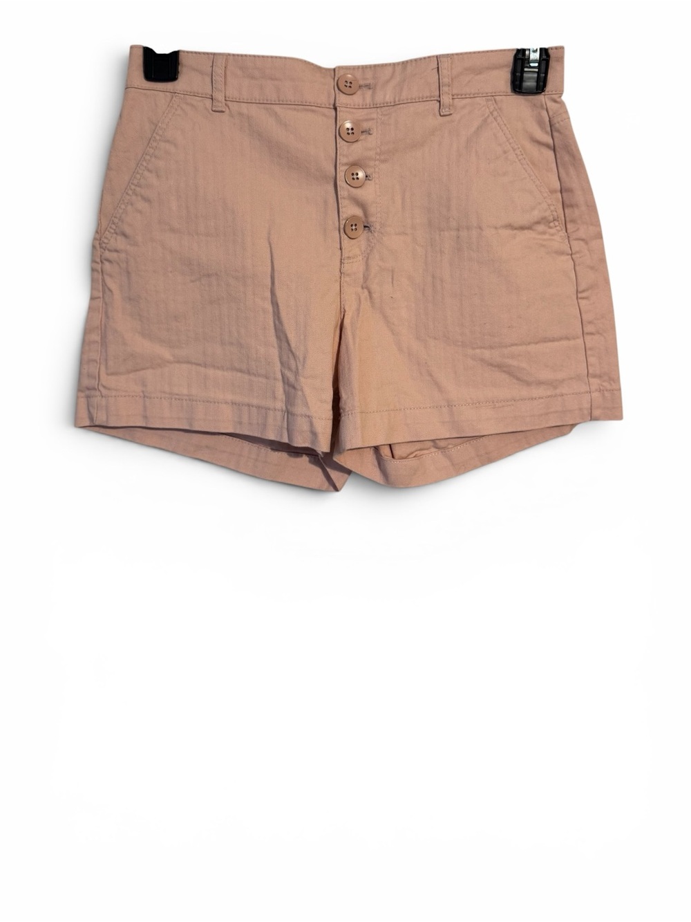 Old Navy Women's High-Waist Button-Front Shorts — Dusty Pink SIZe: 4 #I - Picture 2 of 8